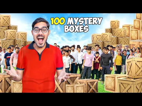 Download MP3 100 People Unbox 100 Mystery Boxes🔥 | कई लोग मालामाल हो गए | Worth ₹500000