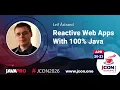 Reactive Web Apps With 100 Java Leif Astrand EN
