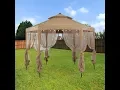 Replacement Canopy for Hexagon Solar Gazebo - LCM1192