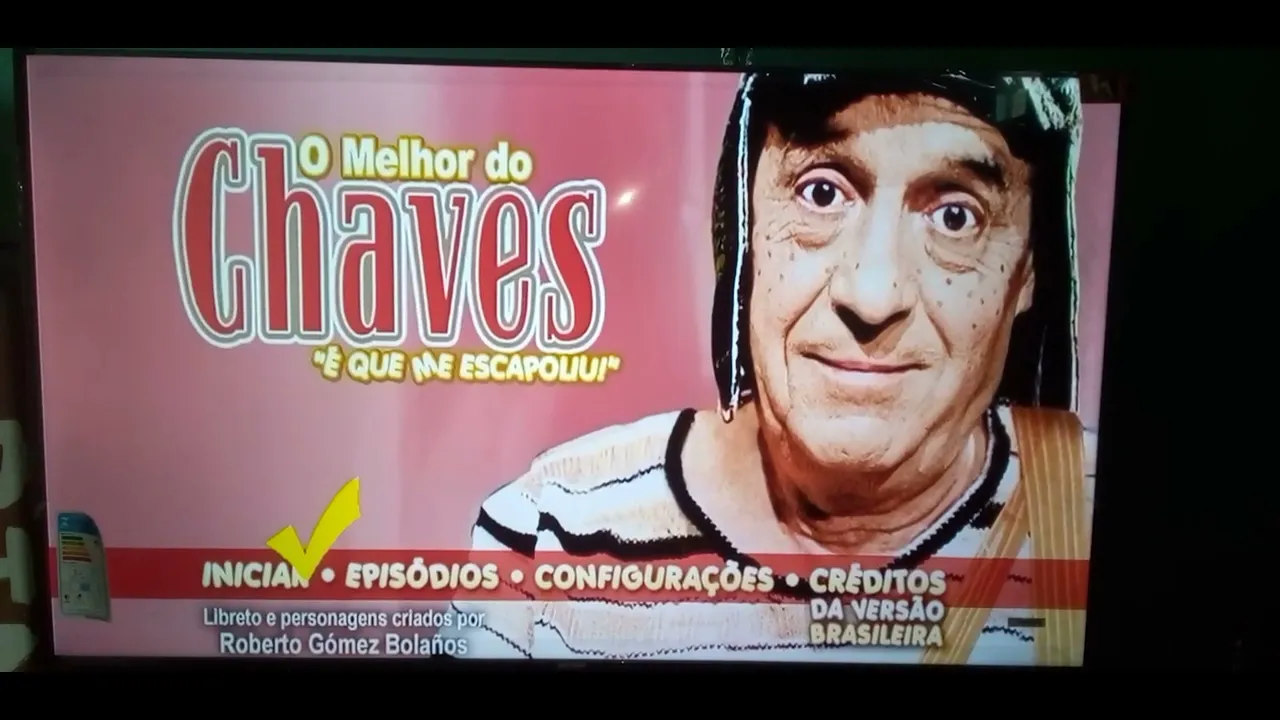 Menu DVD Do Chaves " É Que Me Escapoliu" ???? @RobertoGomesBollanos  @CanalViladoChaves