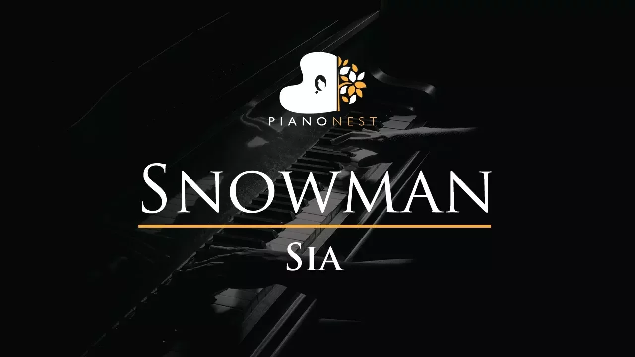 Sia - Snowman - Piano Karaoke / Sing Along / Cover with Lyrics