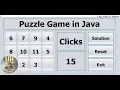 How to Create a Puzzle Game in Java NetBeans