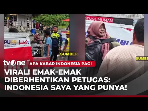 Tak Terima Diberhentikan Saat Melintas, Emak-emak Ngamuk ke Petugas