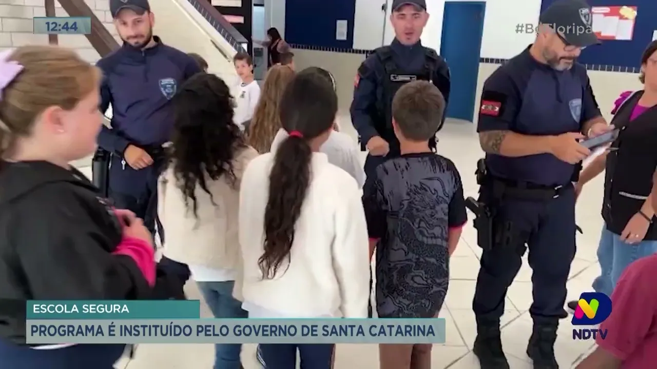 Programa 'escola segura' é instituído pelo governo de Santa Catarina