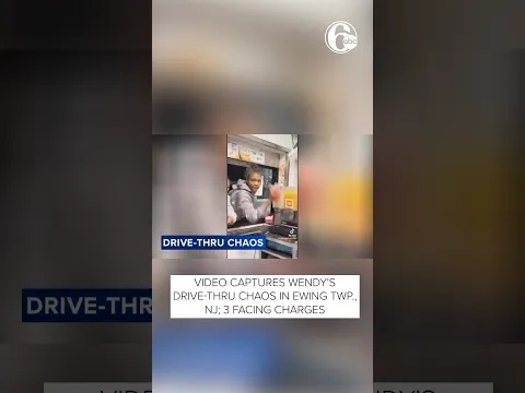 Video captures Wendy's drive-thru chaos in Ewing Twp.; 3 facing charges