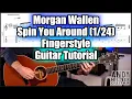 Morgan Wallen - Spin You Around (1/24) Gitaartutorial