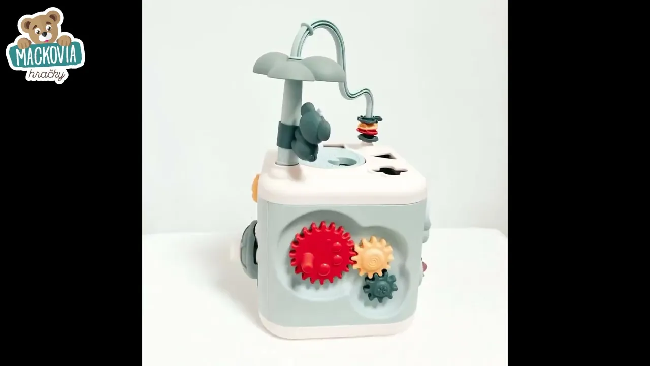 Interaktívne hudobné stoly - Set didaktický stolík Activity Table Little a kocka Explor Cube Smoby - 6