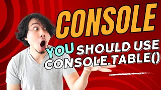 Stop Using Console Log Console Table Method Powerful Console JavaScript 2023