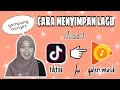 Cara menyimpan lagu dari tiktok ke galeri musik