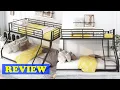 FUSVZ Heavy Duty Twin XL Over Queen Bunk Bed REVIEW
