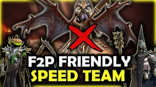 New 100 Win Rate Friendly Sand Devil SPEED FARM Team I RAID Shadow Legends