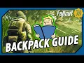 Fallout 76 - Backpack Quest Guide The FAST Way To Get Backpack Mods With Timestamps