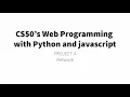 CS50 s W - Project 4