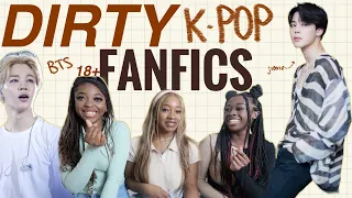 reading SPICY k-pop wattpad fanfics