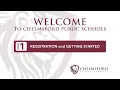 Welcome to Chelmsford Public Schools 1 - Registration and Getting Started