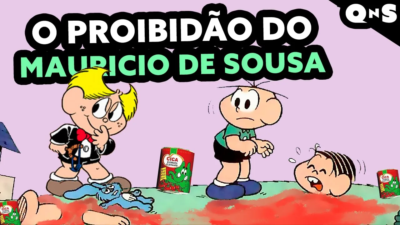 QUEM É NICO DEMO? O personagem PERVERSO da Turma da Mônica que Mauricio de Sousa abandonou!