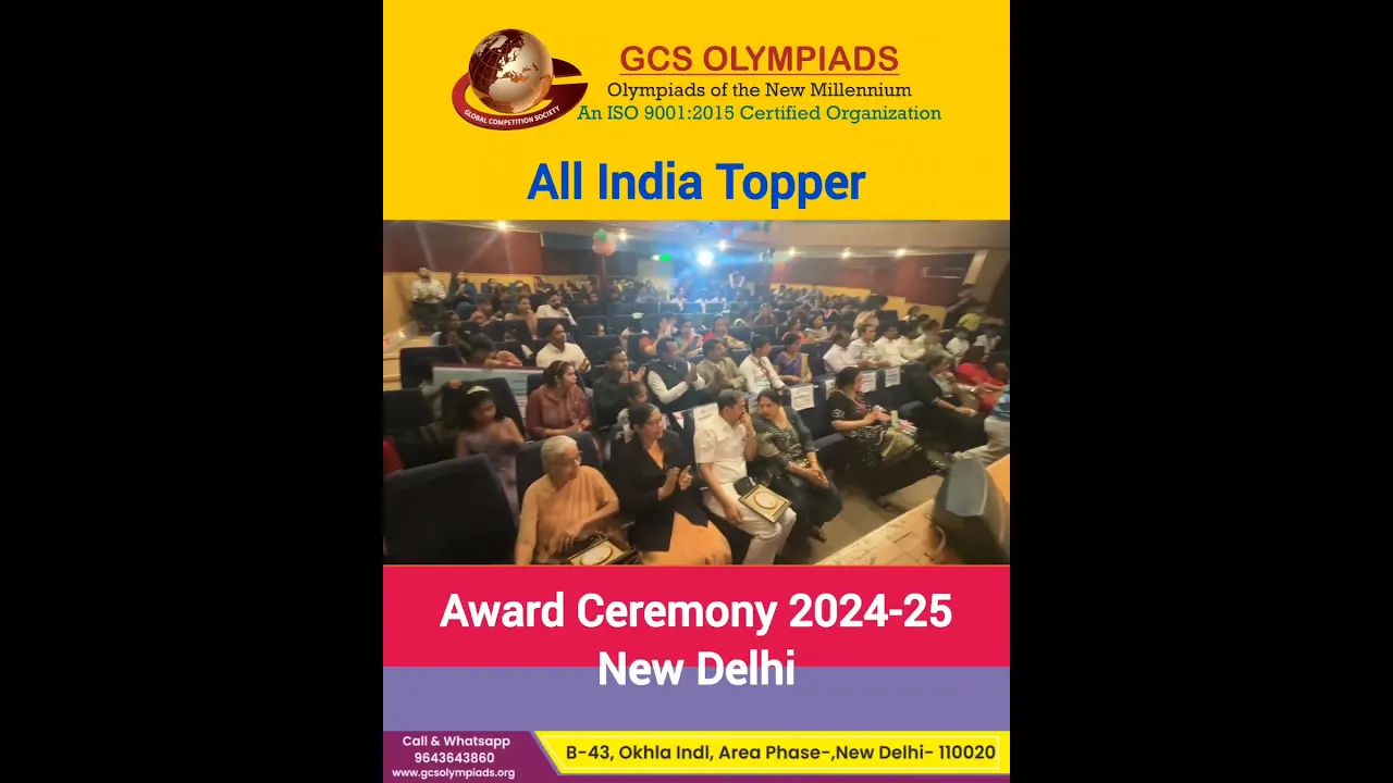 GCS OLYMPIADS TOPPER