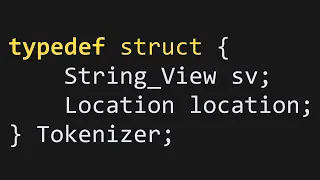 String tokenization in c Programing Language Design - 05