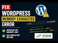 Fix WordPress Memory Exhausted Error in 1 Minute wp-config Method