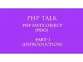 PDO Php Data Object in hindi part - 1