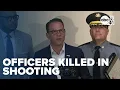 Three officers shot dead two wounded while serving warrant in York County