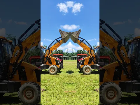 JCB machine loader excavator 💯💥💯#truck #reels #crazy #cratoon #bolldozer #bhoot