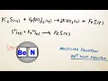 Double Replacement Precipitation Reaction Complete Example