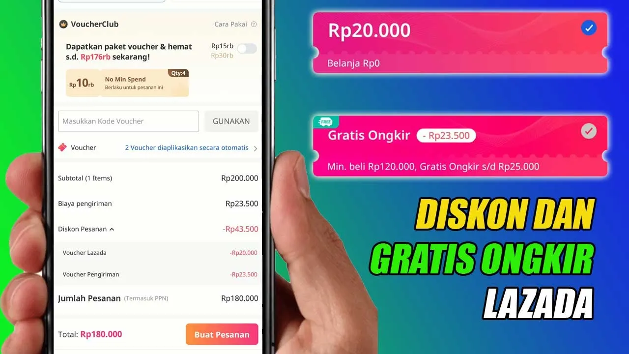 CARA MENDAPATKAN GRATIS ONGKIR DI LAZADA TERBARU 2021