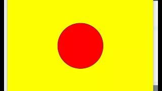 Oscillating circle with Processing
