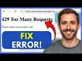 How to Fix Google Chrome 429 Too Many Requests Error 2026 Full Guide