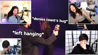 Streamers REACT To Miyoung Denying Toast s Hug