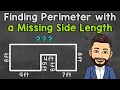 Finding Perimeter when a Side Length is Missing Composite Figures Math with Mr J