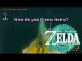 How do you throw items in Tears of the Kingdom - The Legend of Zelda