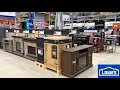 LOWE S SHOP WITH ME ELECTRIC FIREPLACES FIRE TABLES BARBECUE GRILLS SHOPPING STORE WALK THROUGH