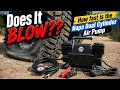 Testing the NAPA Twin Pump 12V Air Compressor on 37 tires