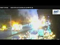 Tractor trailer on fire on I-285