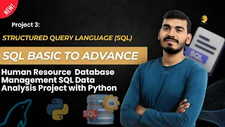 34 HR Data Management SQL Data Analysis Project with Python SQL Basic to Advance Hindi