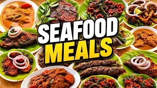 seafood kerala meals fish curry fry prawns roast squid beef chicken hungry mrinal kochi