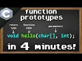C function prototypes