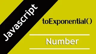 37 Javascript toExponential method in Hindi