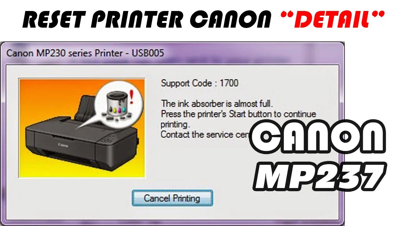 CANON IP 2770 Blinking 4 Times. 