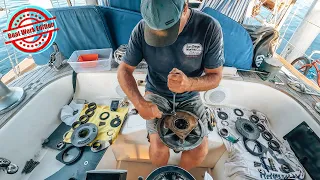 How does this GO? Putting back together a WINCH | Episode 14 | Lots of Boat Work