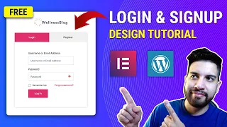How To Create A Login Signup Form Using Elementor For Free