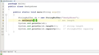 285 setLength Method in Java Programming Hindi