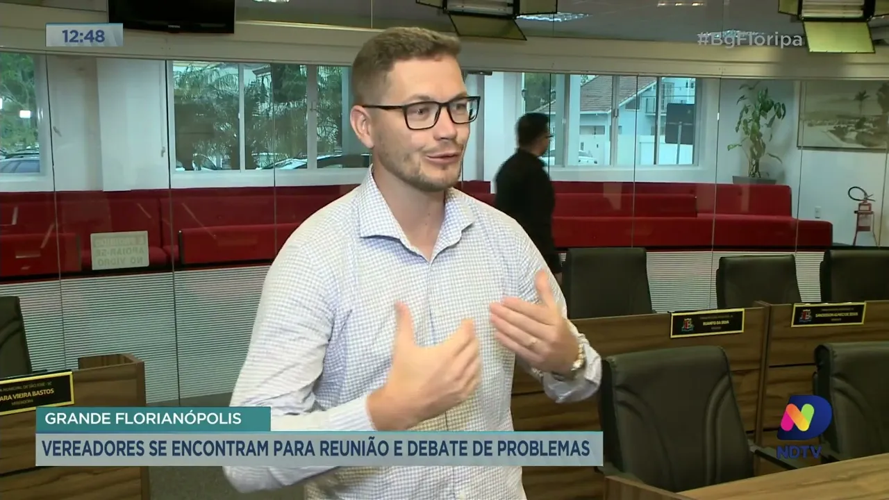 Vereadores da Grande Florianópolis se encontram para reunião e debate de problemas