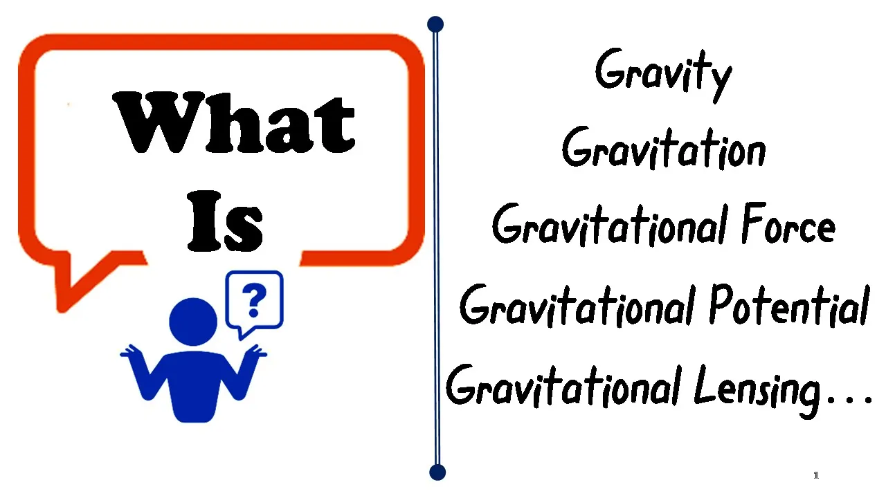 What is gravity | What is gravitational force | What is gravitational potential