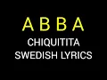 Download Lagu ABBA Chiquitita Swedish lyrics