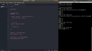 PHP OOP Tutorial Constructors