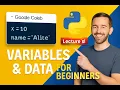 Master Variables Data in Google Colab Lecture 3 Series 2 Python for Beginners