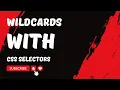 Wildcards with CSS Selectors to Find Elements Selenium WebDriver with Python Tutorial 12